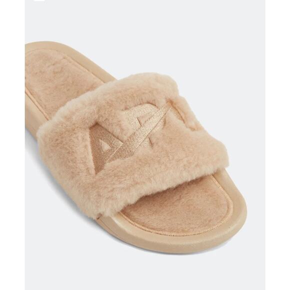 APL Other - New men’s APL shearling slides sandals champagne size 14